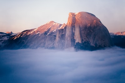 Half Dome - 从 Glacier Point - Center Viewpoint, United States