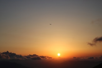 A crisp aerial shot taken by a drone showing a vibrant landscape at golden hour.