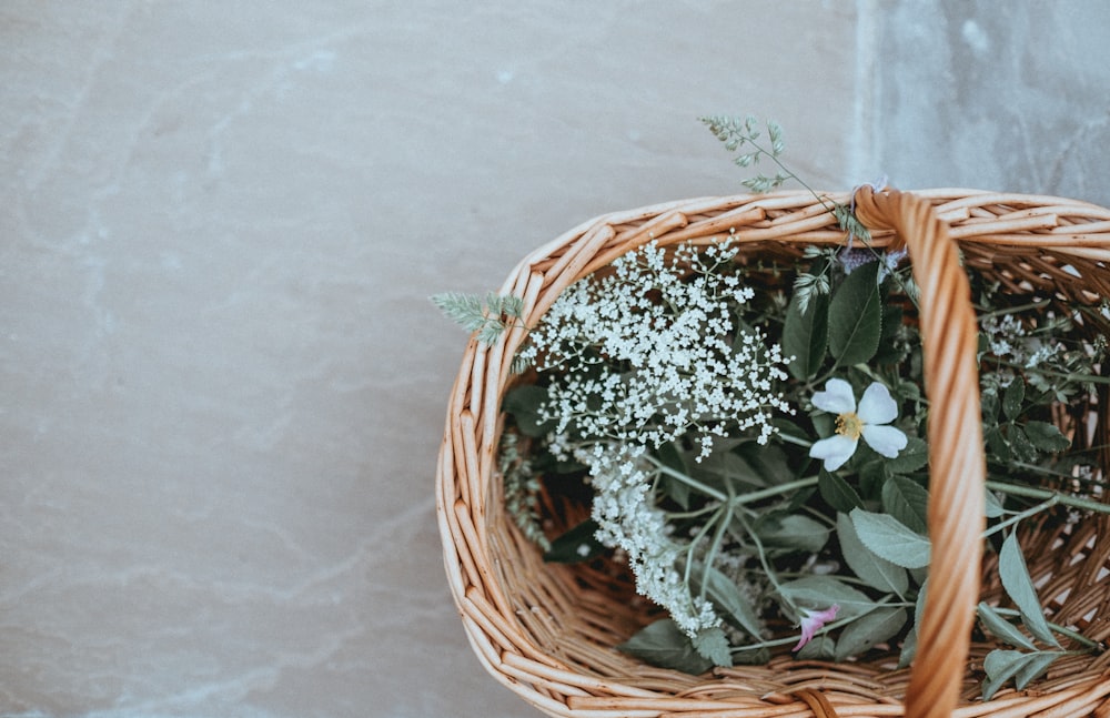 rules of third brown wicker basket