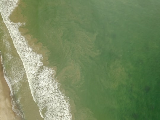 aerial photography of sea waves in San Clemente United States