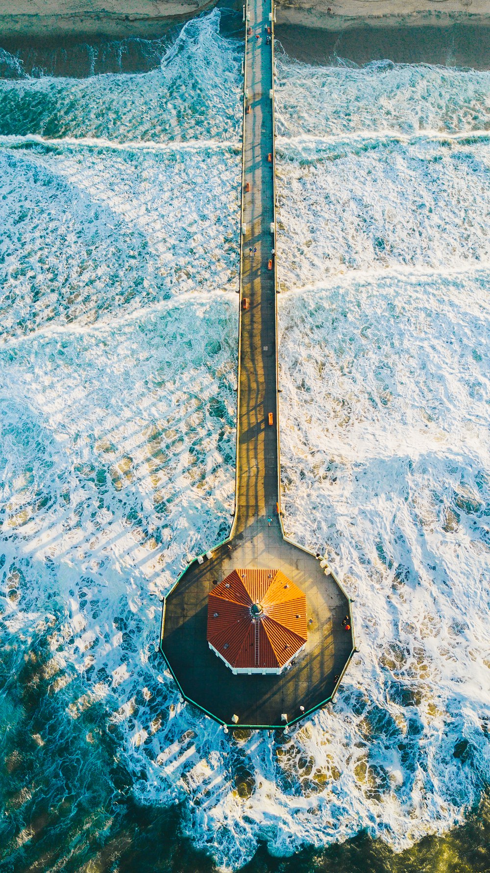 aerial photography of lighthouse