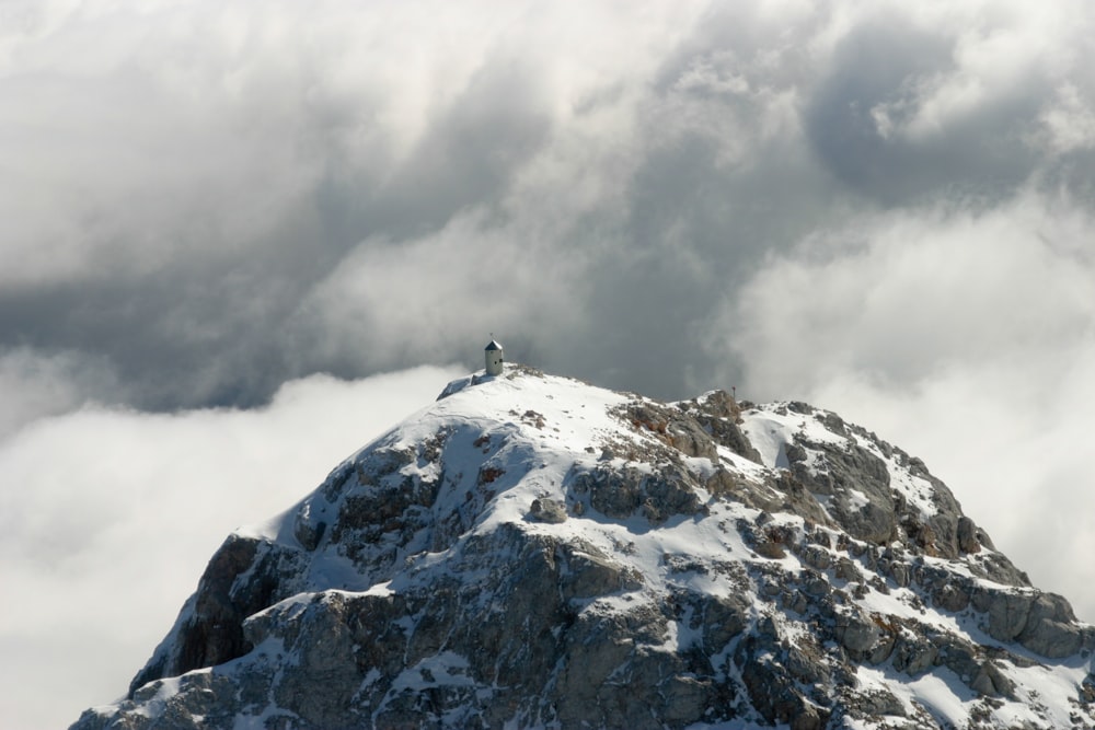 photo of mountain with snow