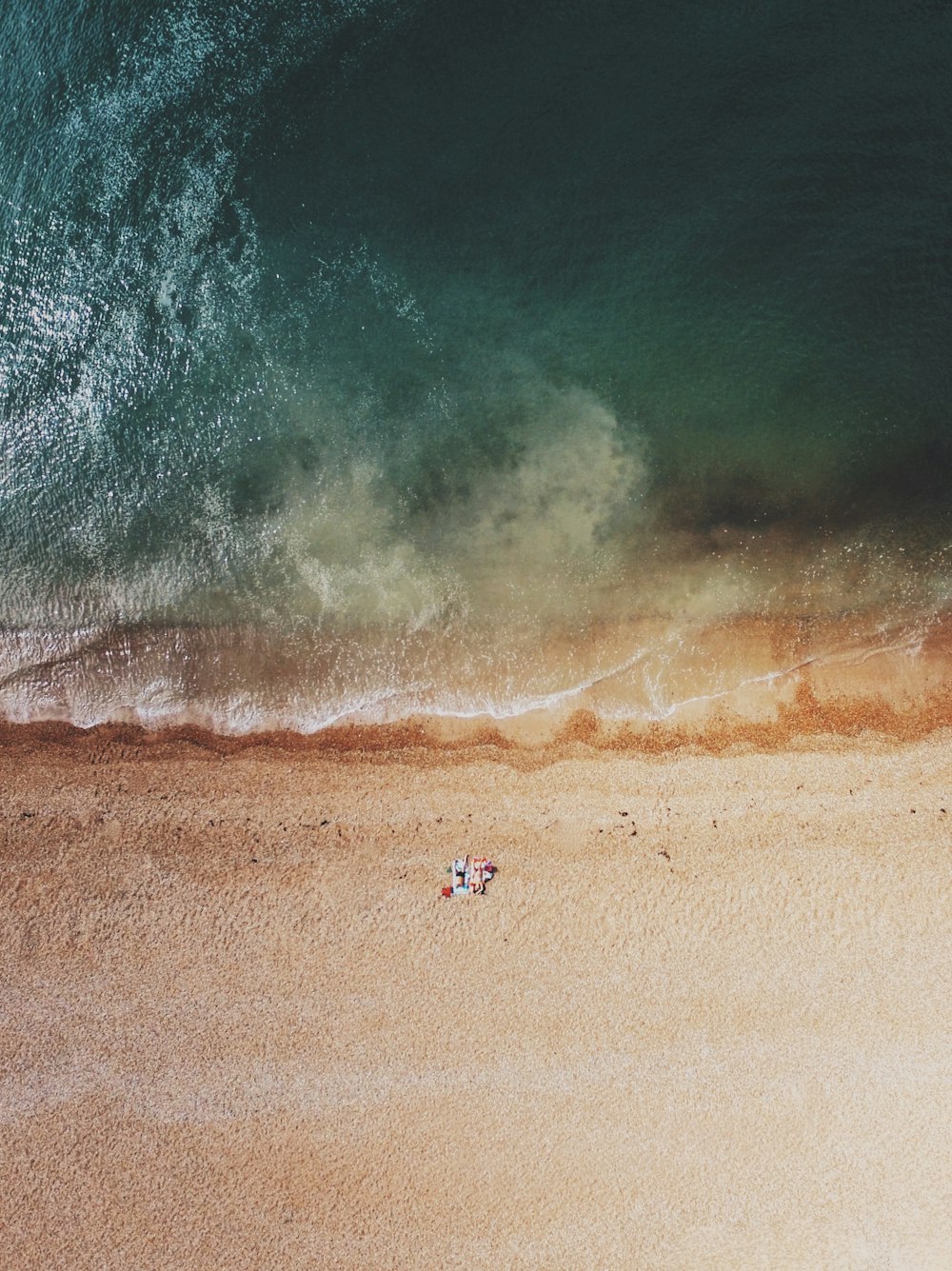 aerial photography of shore