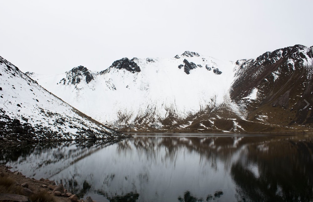icy mountain lake