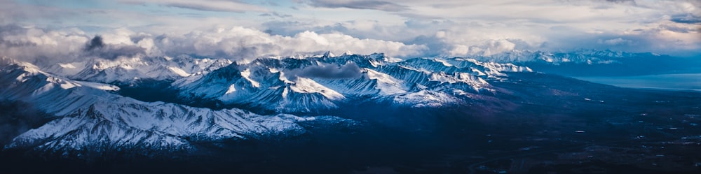 aerial photography of mountain range during daytime