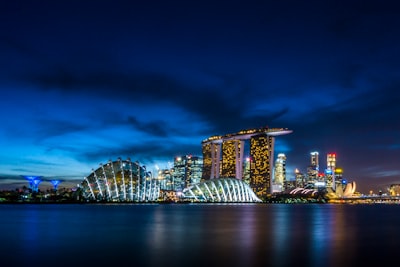 san marina bay, singapore singapore zoom background
