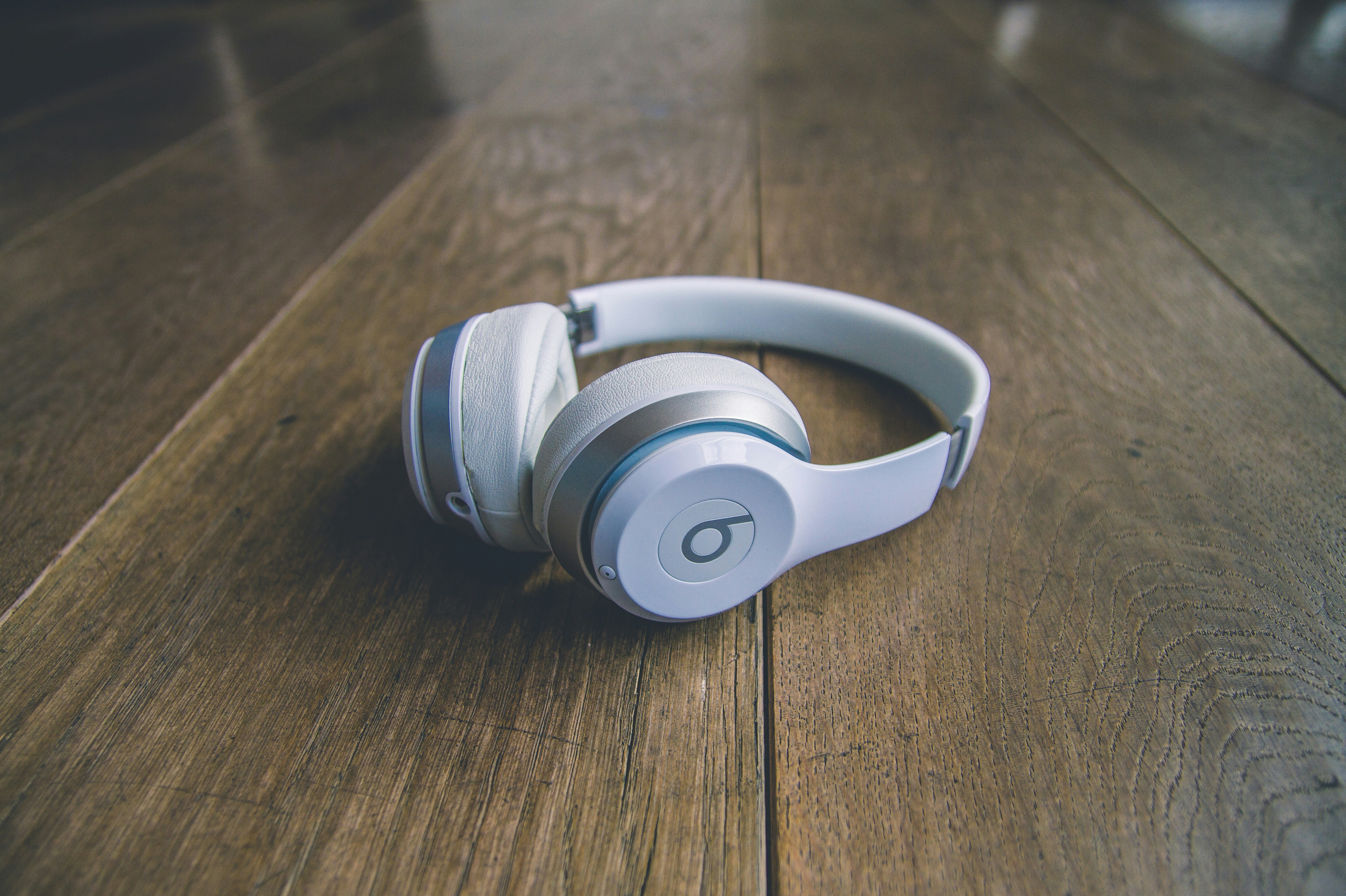 Wish I had a cool story for this one, but I actually just took my coworkers headphones off his desk, put them on the floor, and snapped the photo.