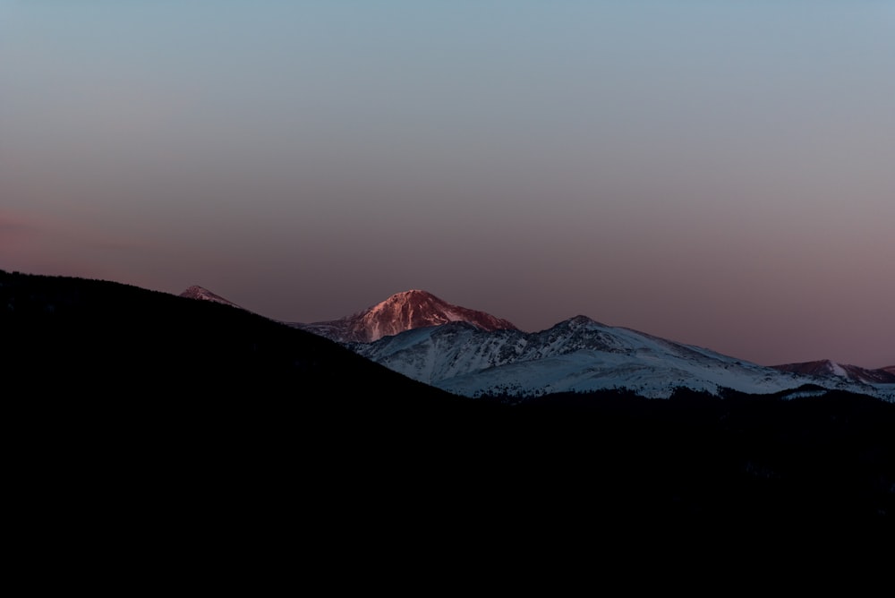 landscape photography of mountains