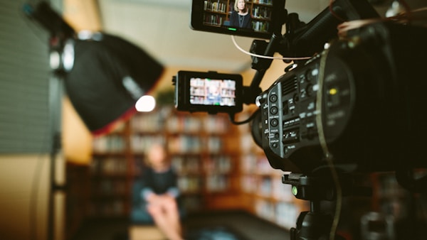 A snap shot of our Sony FS7 cinema camera system from our film set, while producing a documentary series for the Holocaust Center for Humanities. Here we are interviewing a local high school about their experience with some of the Center’s teaching materials.by Sam McGhee