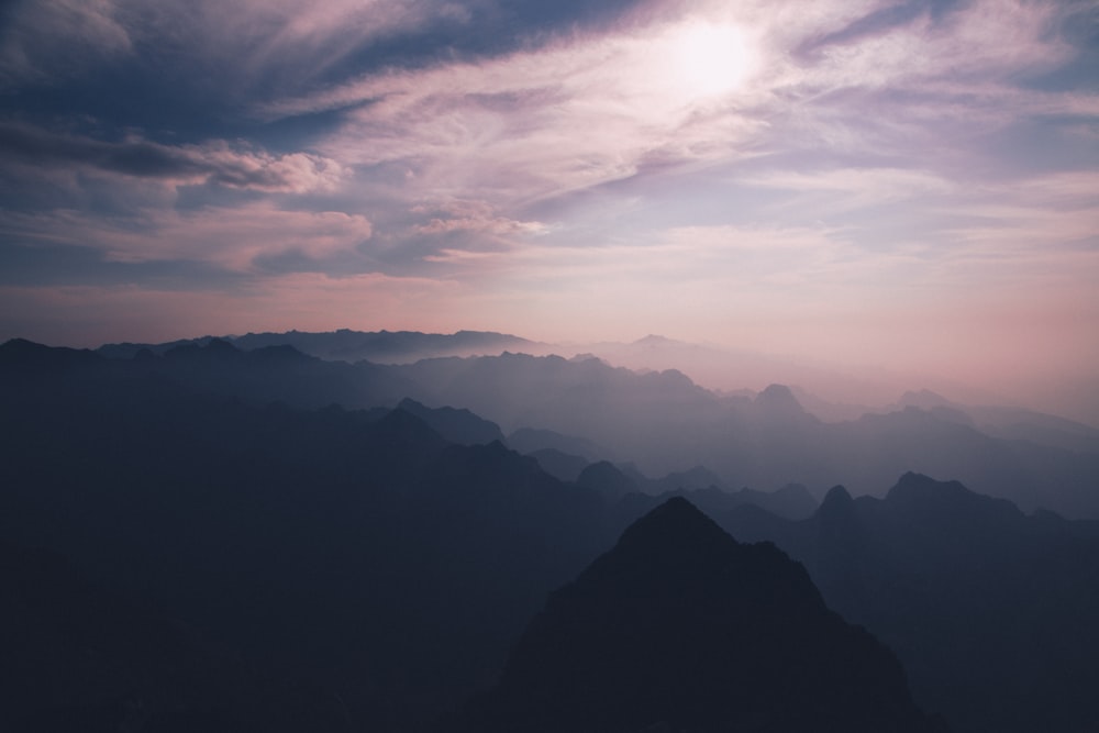 fotografia di paesaggio di montagna