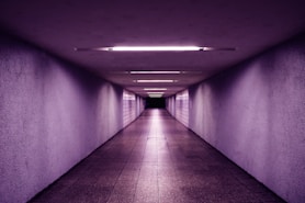lighted hallway