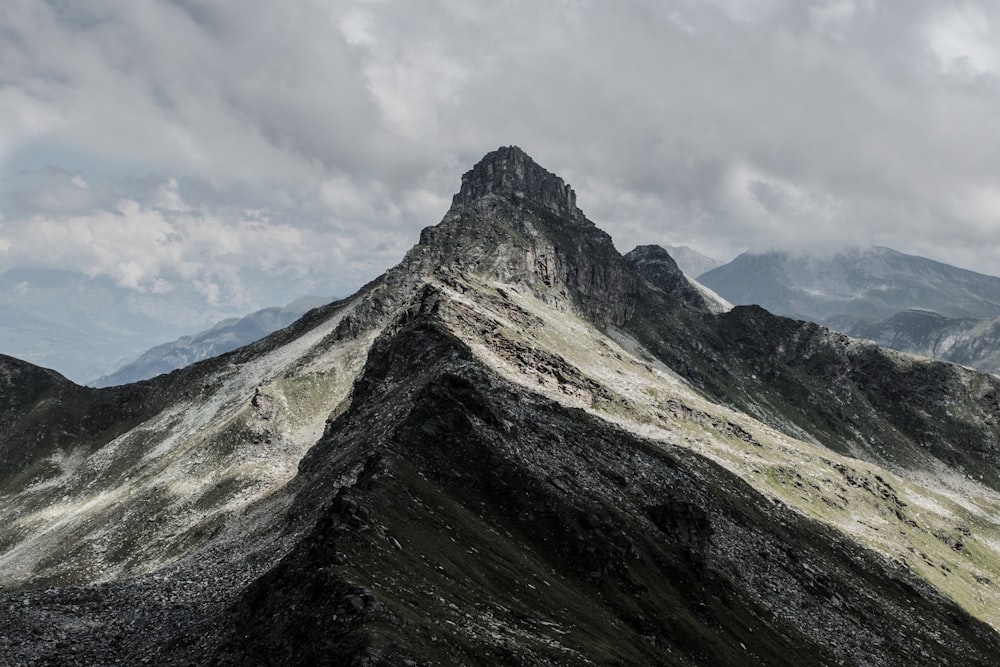 landscape photography of mountain