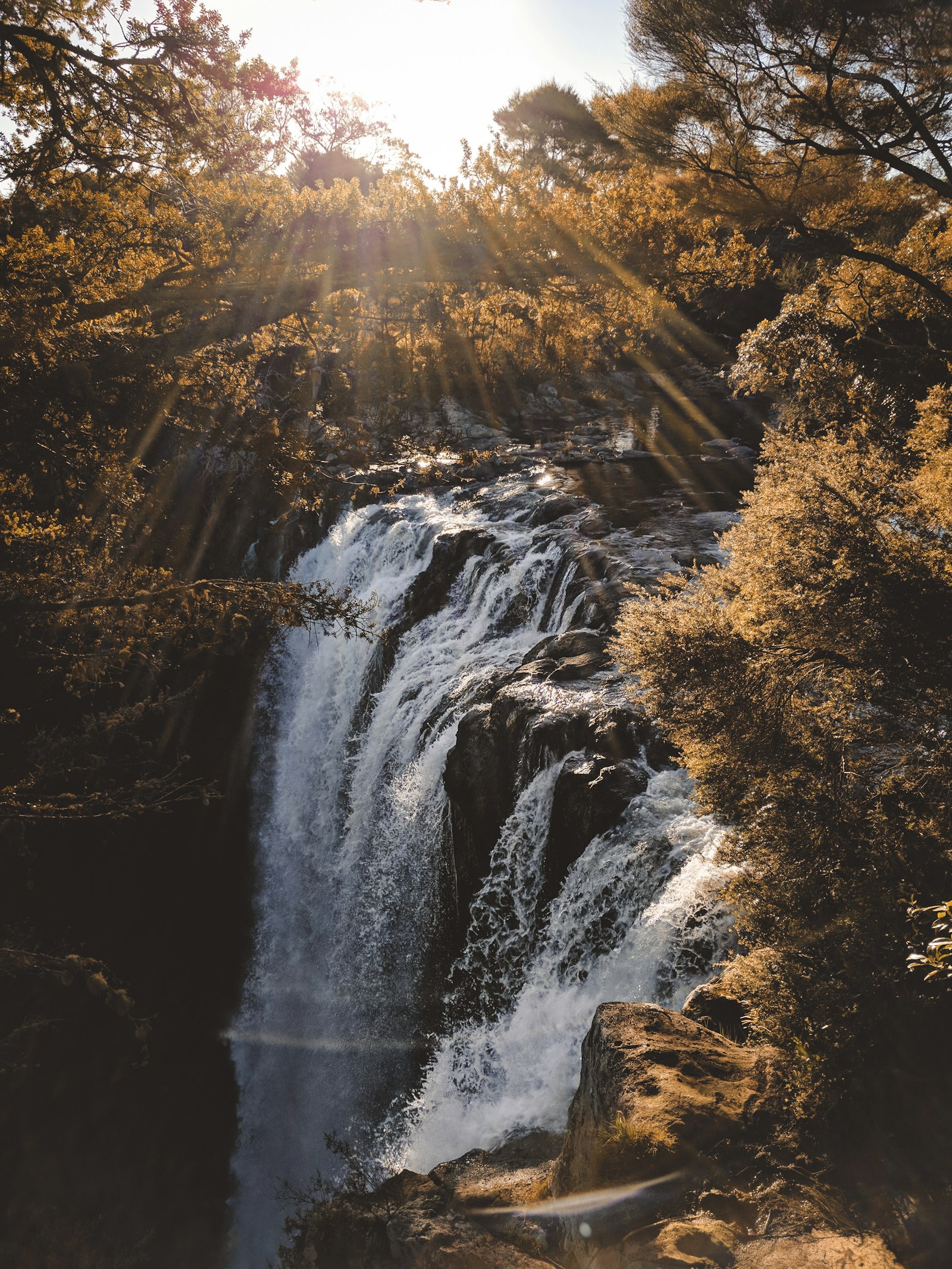 Google Nexus 6P sample photo. Waterfalls surrounded by brown photography