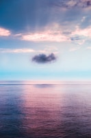 cloud above ocean