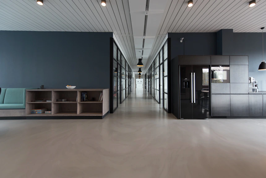 After: completed office tenant improvement fit-out