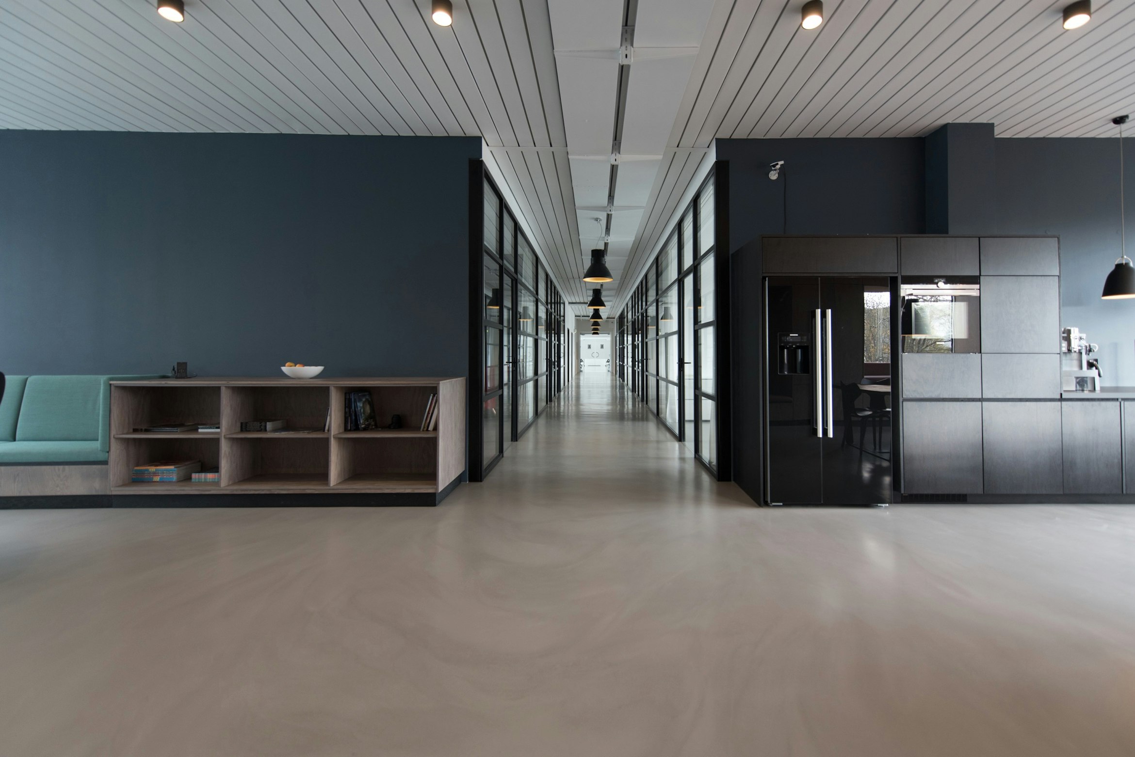 Modern office workspace and productivity