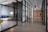 hallway between glass-panel doors