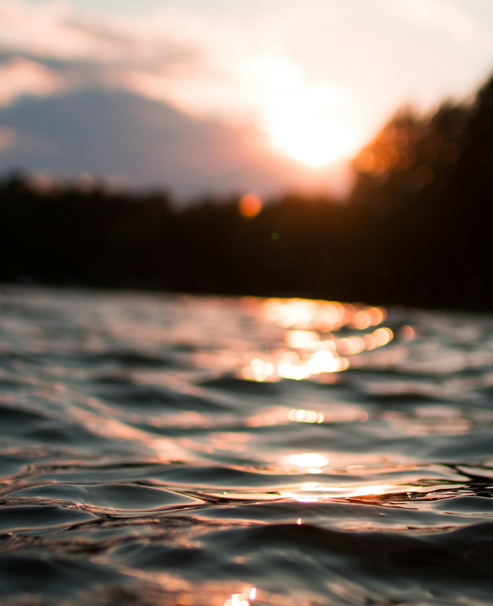 calm sea during dawn