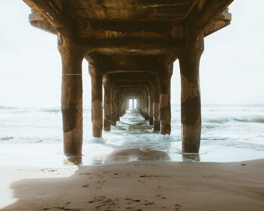 photo of brown wooden dock