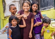 five children smiling