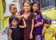 five children smiling
