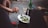 A happy customer enjoying a meal at Vitico's Restaurant.