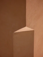 Close-up of minimalist black and gray architectural details on a finished project.