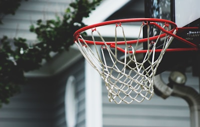 selective focus photography hoop