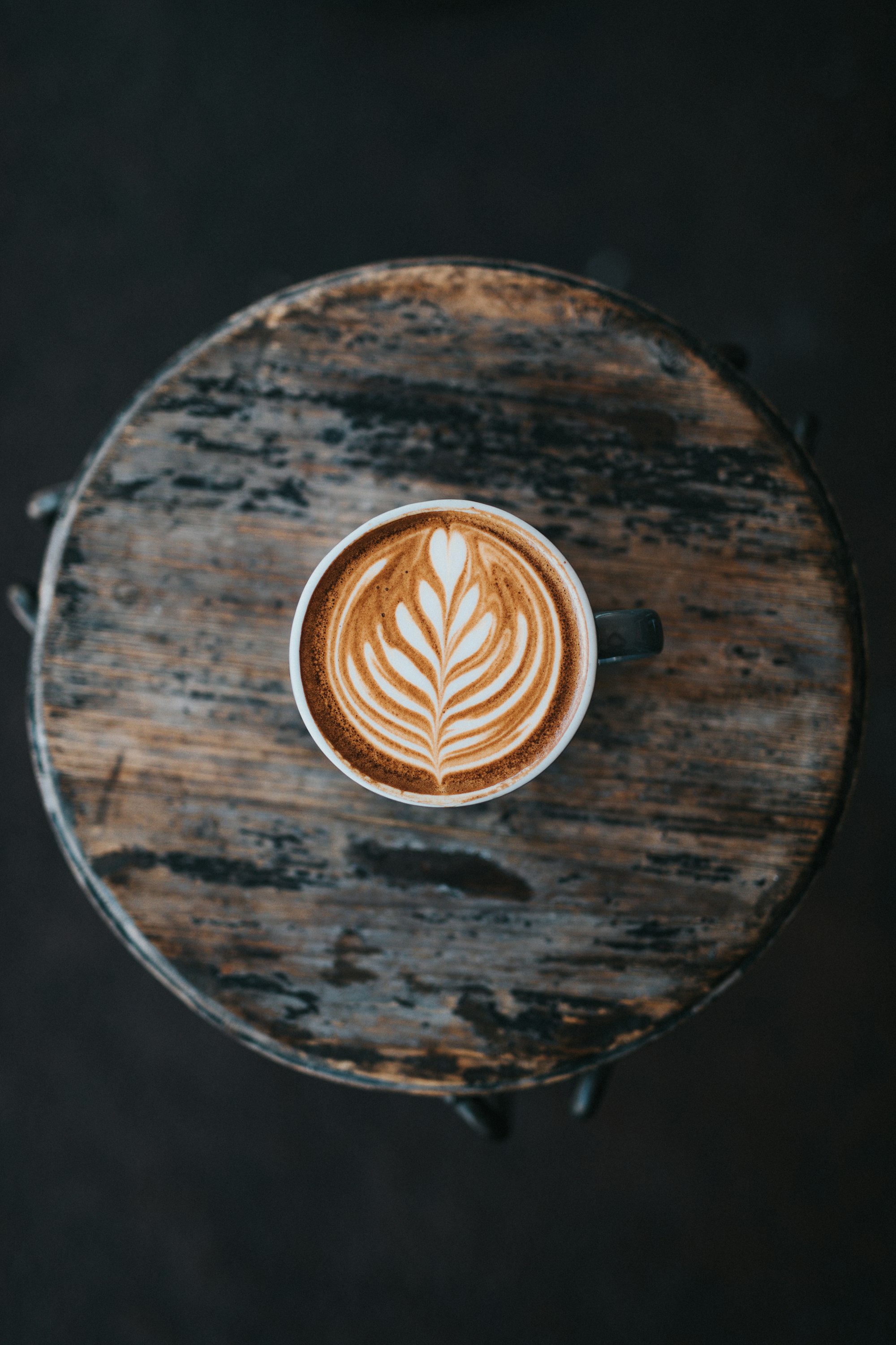 Espresso with latte art
