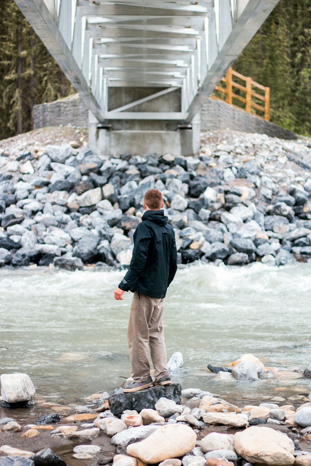 Bridge photo spot Banff Grassi Lakes
