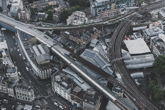 aerial photography of buildings and road in The Shard United Kingdom