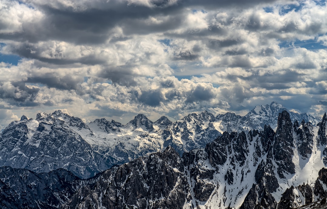 Mountain range photo spot Dolomite Mountains Sella Pass