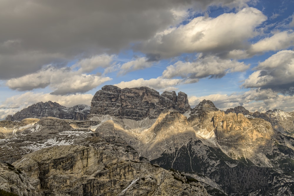 landscape photography of snow covered mountain