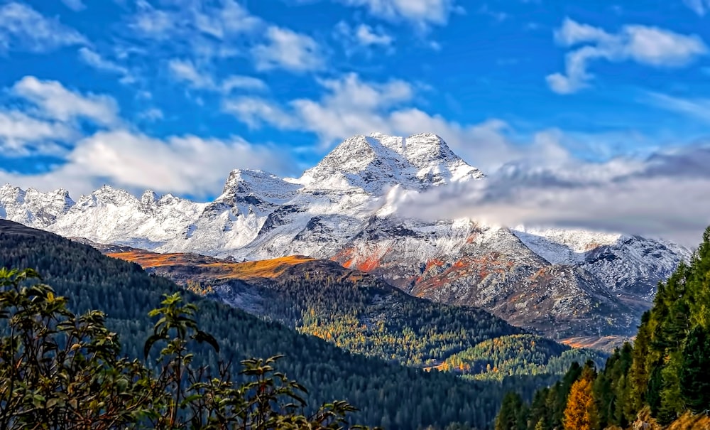 white mountain photo during daytime