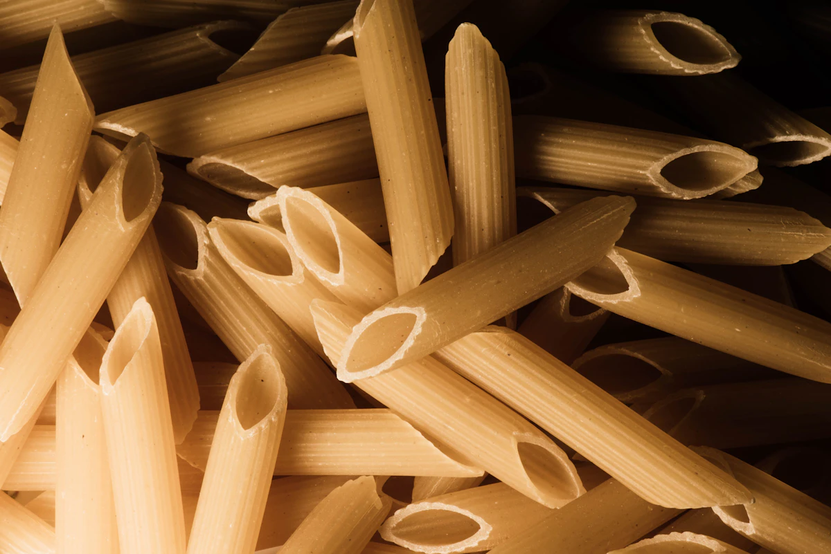 Creamy pasta with herbs