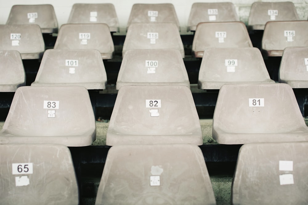 empty bleachers