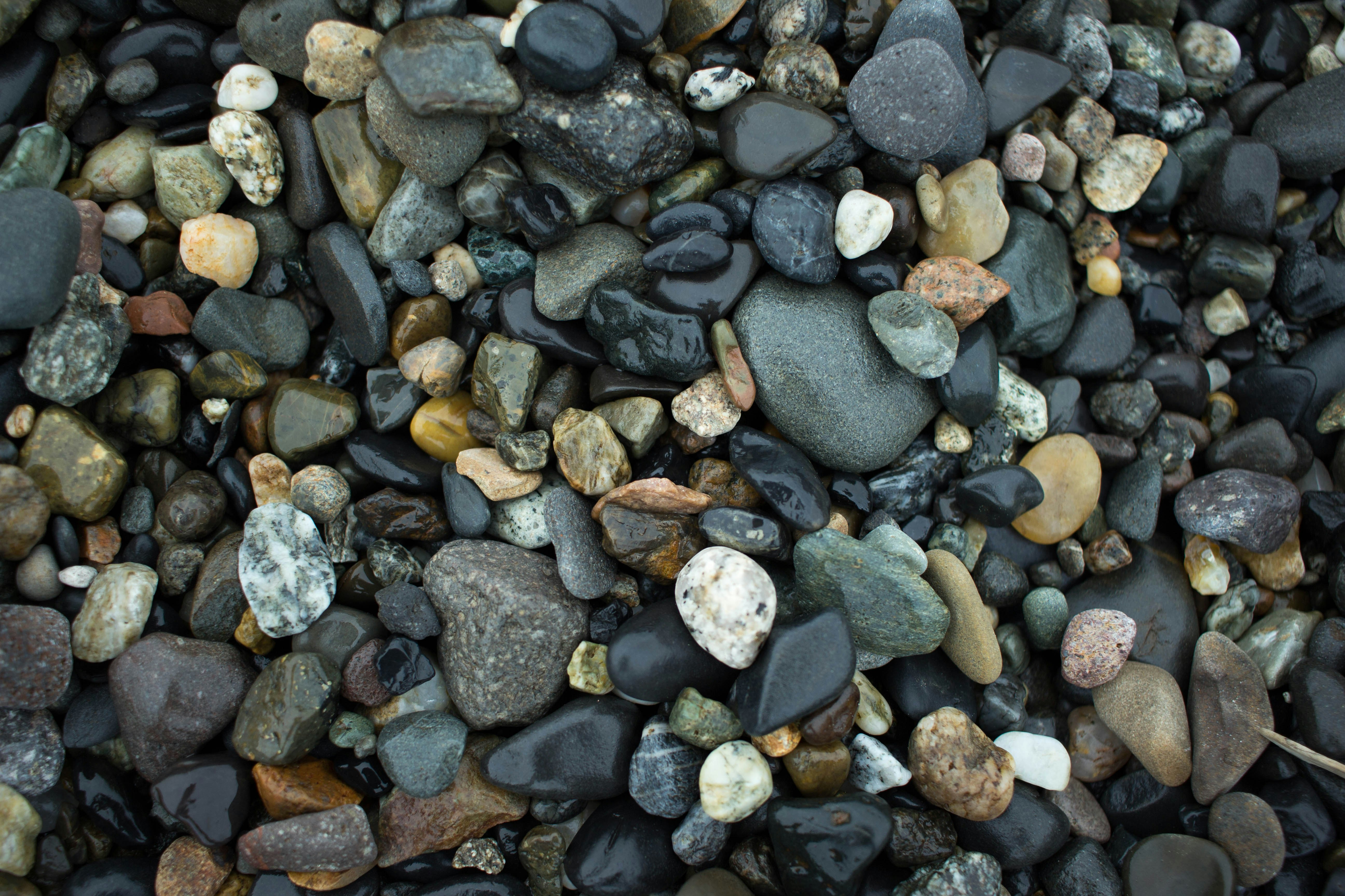 gray and brown stones on the ground