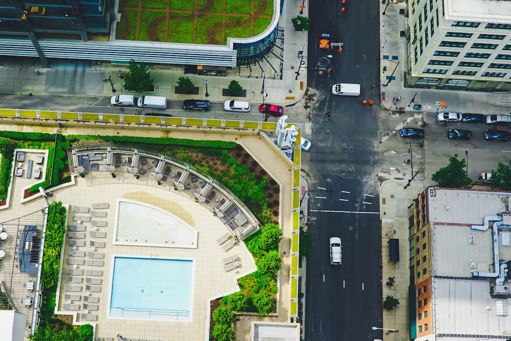 Fotografía aérea de una ciudad