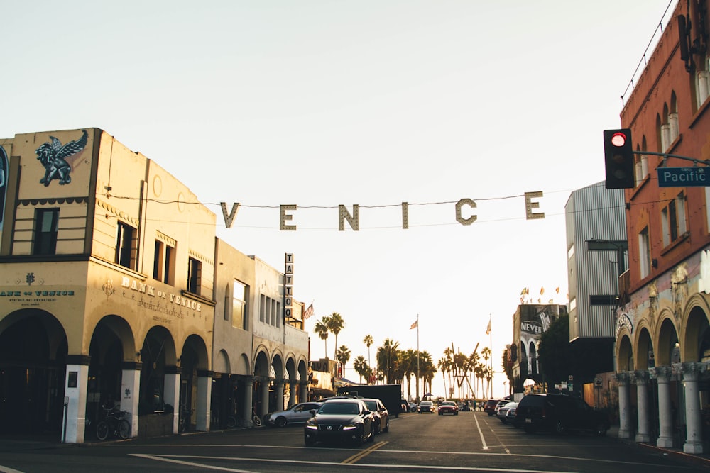 Venice hanging letter signage