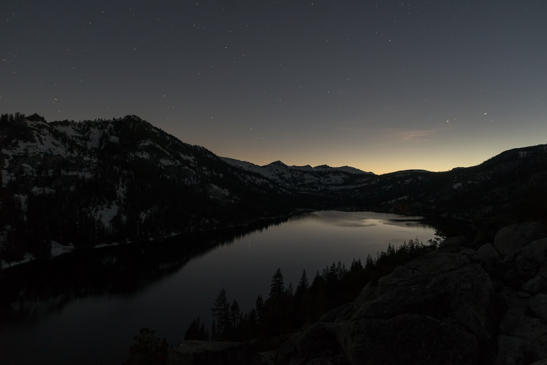 Echo Lake at dusk
