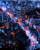 timelapse photography of vehicles and buildings