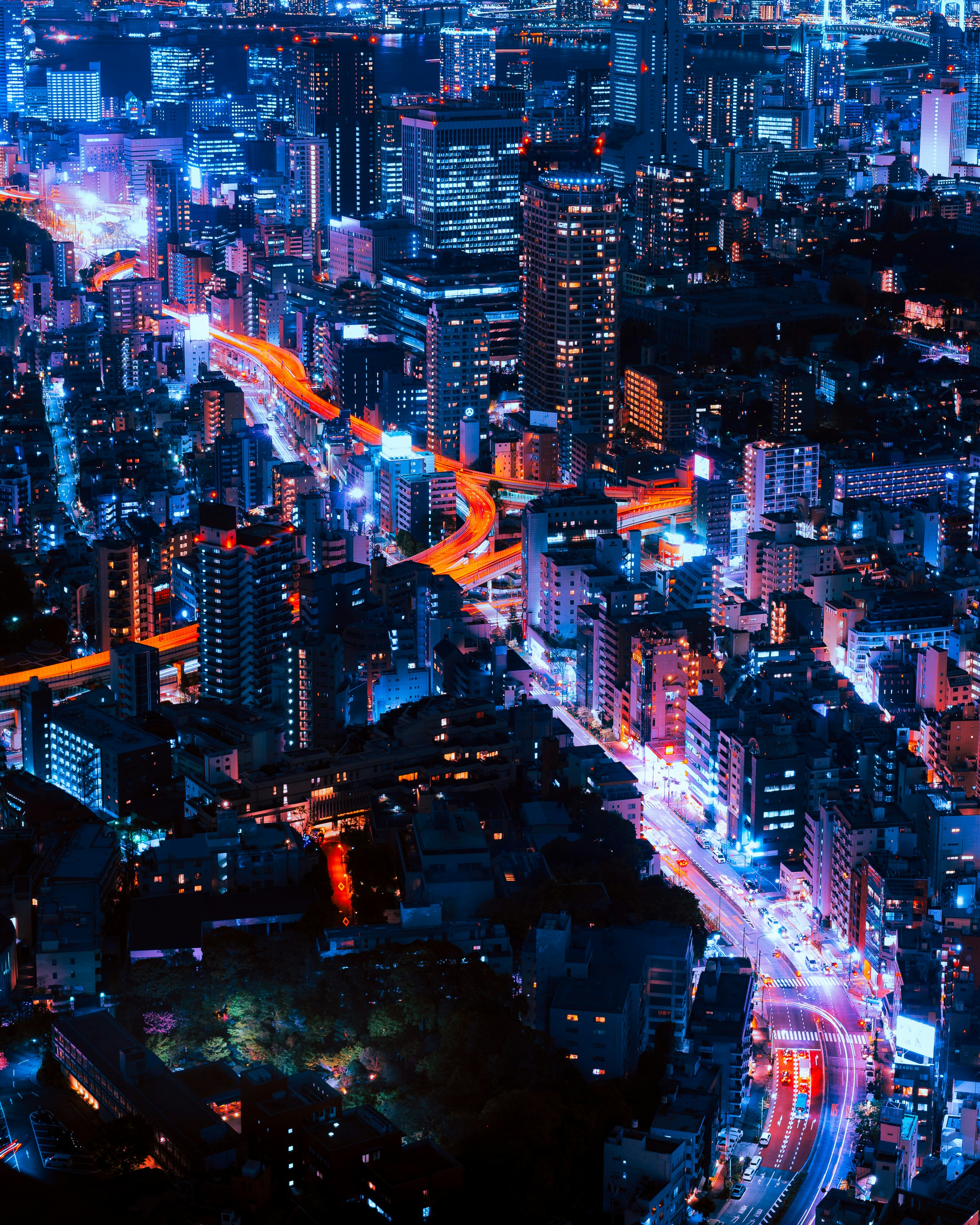 great photo recipe,how to photograph tokyo infinity  for a full resolution photo, contact me directly.; timelapse photography of vehicles and buildings