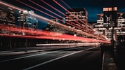 long exposure photography of road and cars