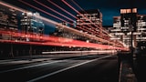 long exposure photography of road and cars