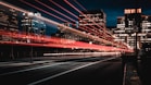 long exposure photography of road and cars