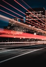 long exposure photography of road and cars