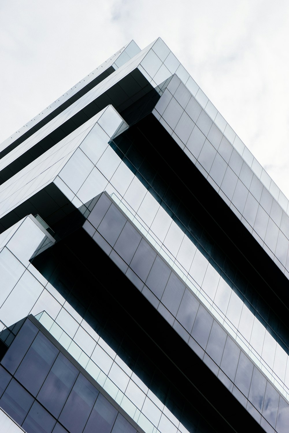 low angle photo of buildings