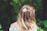 woman looking sideways in foreset