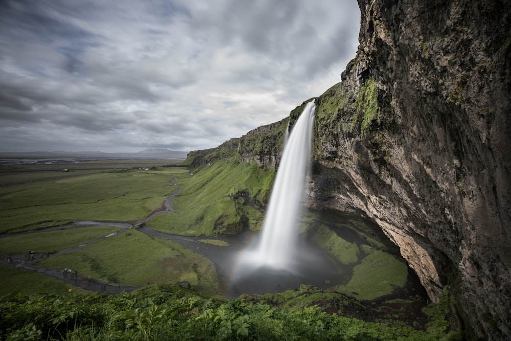 waterfalls aerial shot