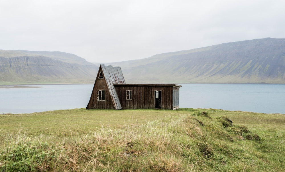 house near lake